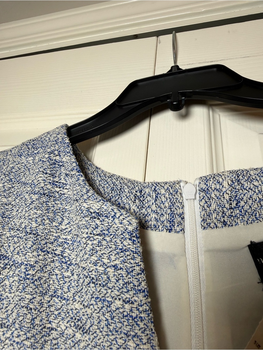 Nanette Lepore Ivory Blue Sky Love or Money Shift Dress - Picture 5 of 8